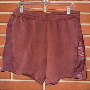 Gymshark Woman’s Maroon Sweat Shorts Size: Medium